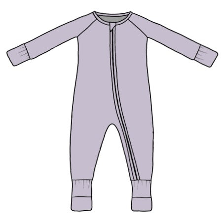 PREORDER Lilac Footless Sleepsuit