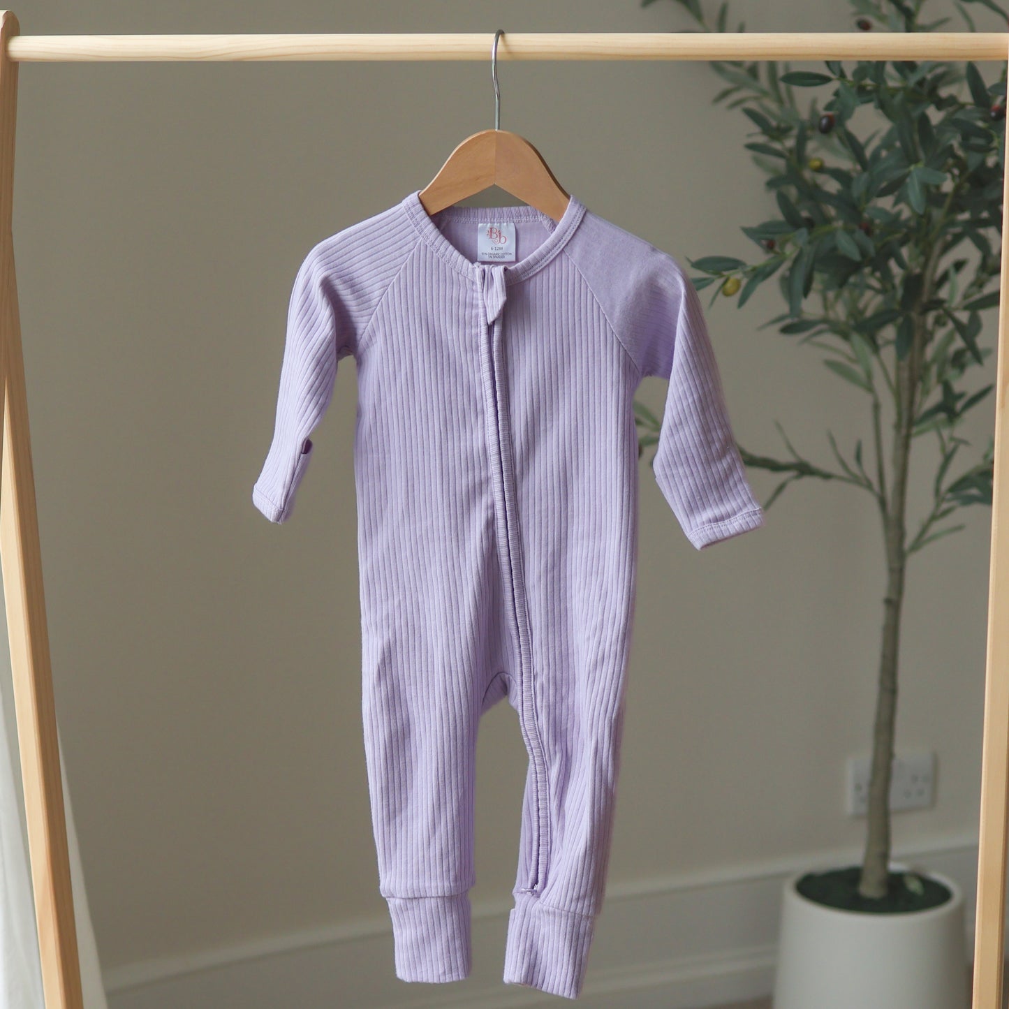 Lilac Footless Sleepsuit