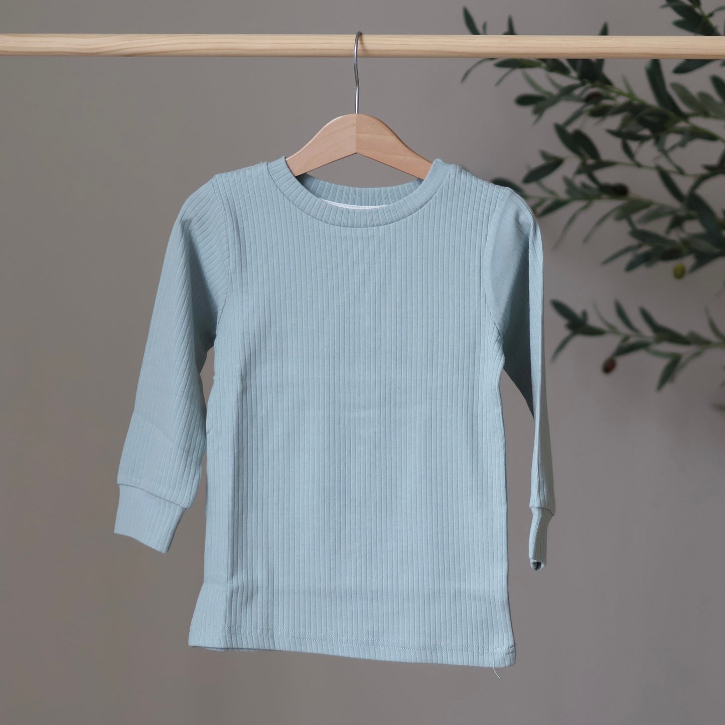 Mint Ribbed Top
