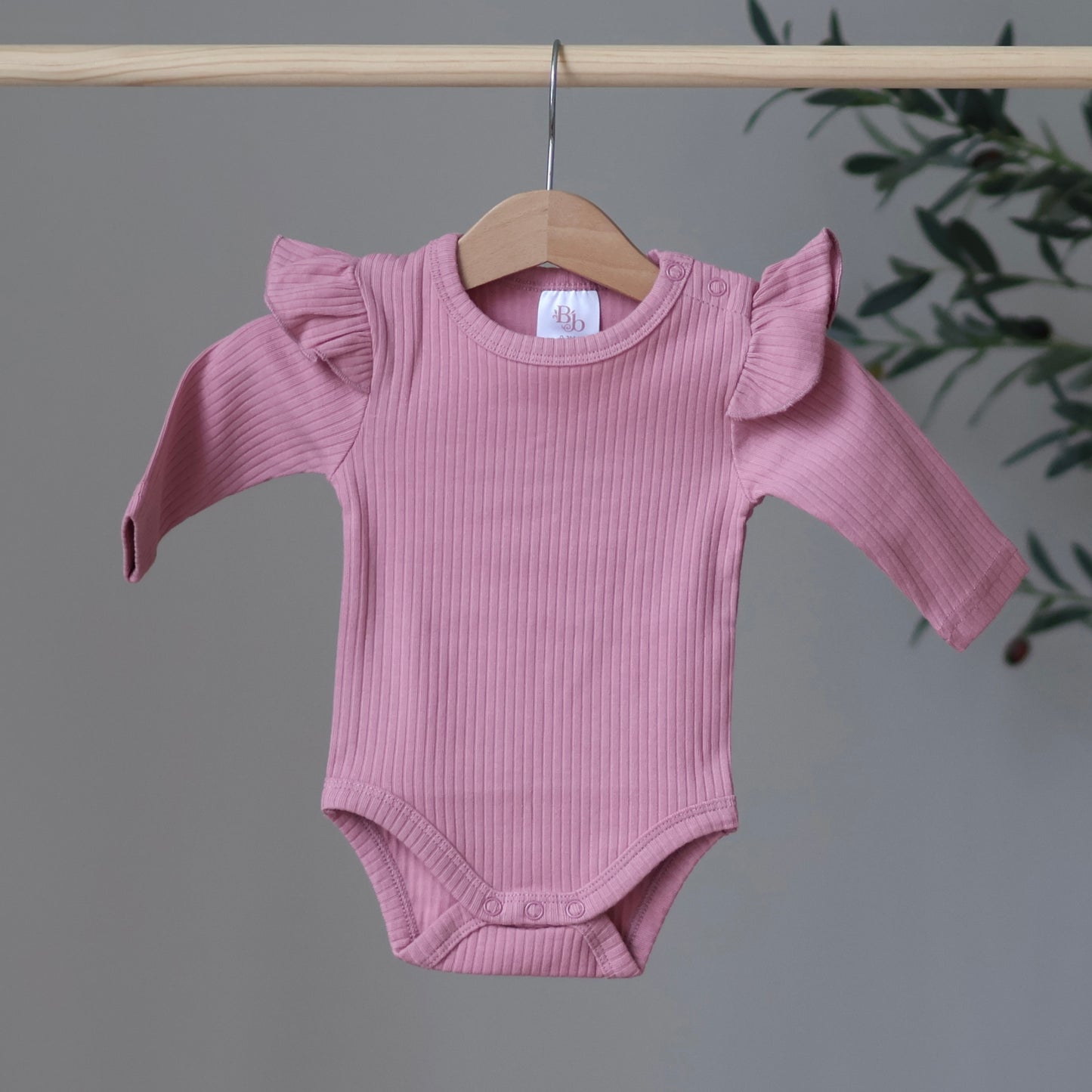 Raspberry Frill Bodysuit