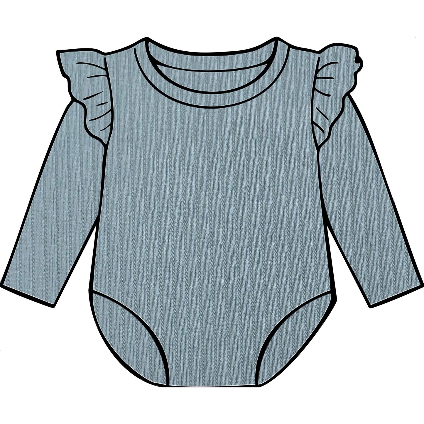 Mint Frill Bodysuit