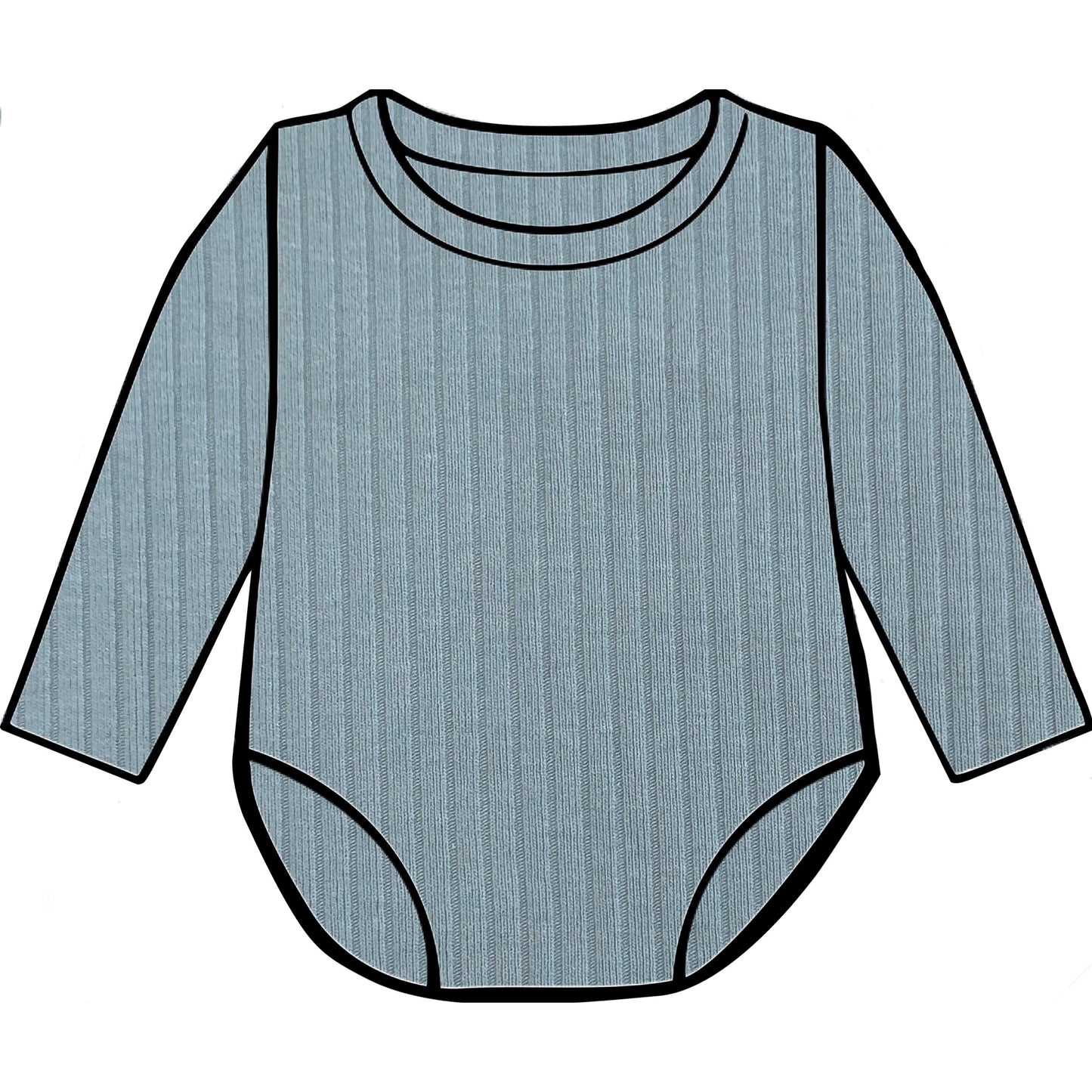 Mint Ribbed Bodysuit