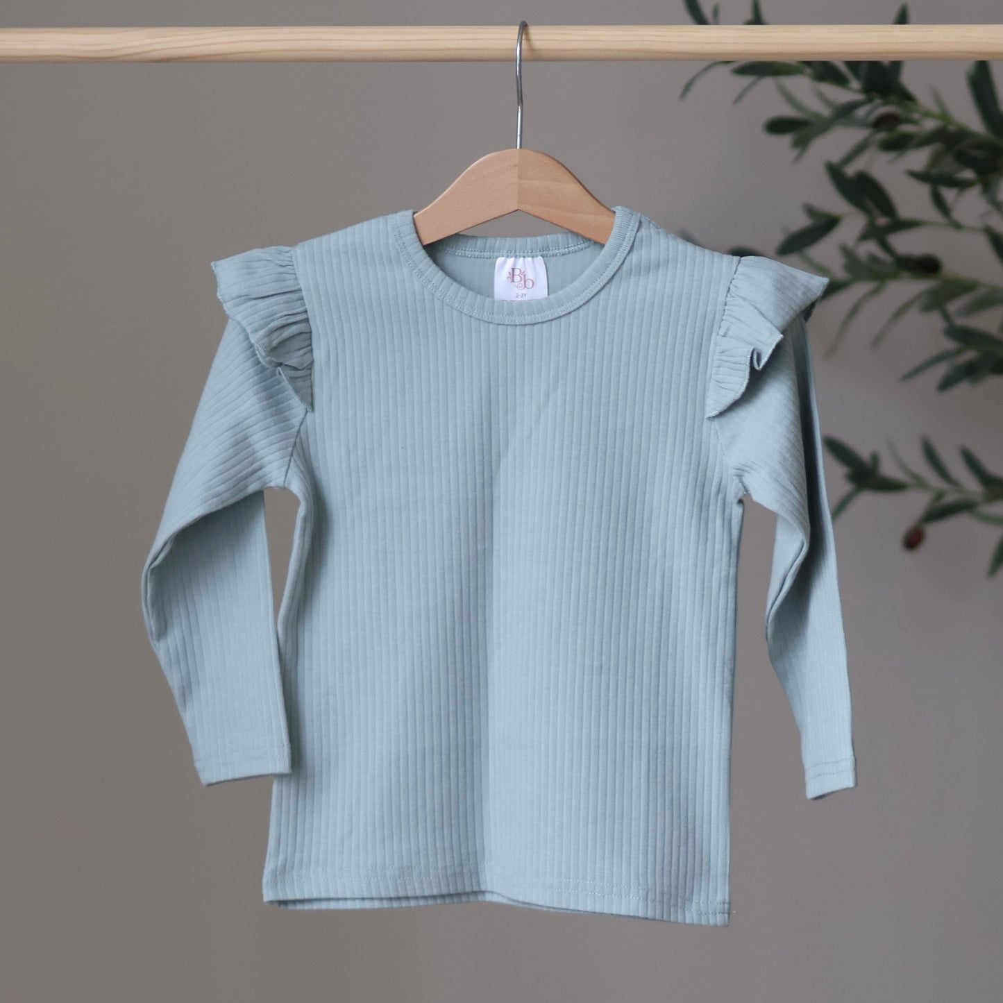 Mint Frill Top