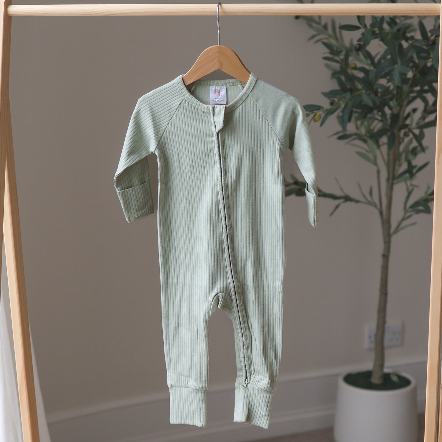 Pistachio Footless Sleepsuit