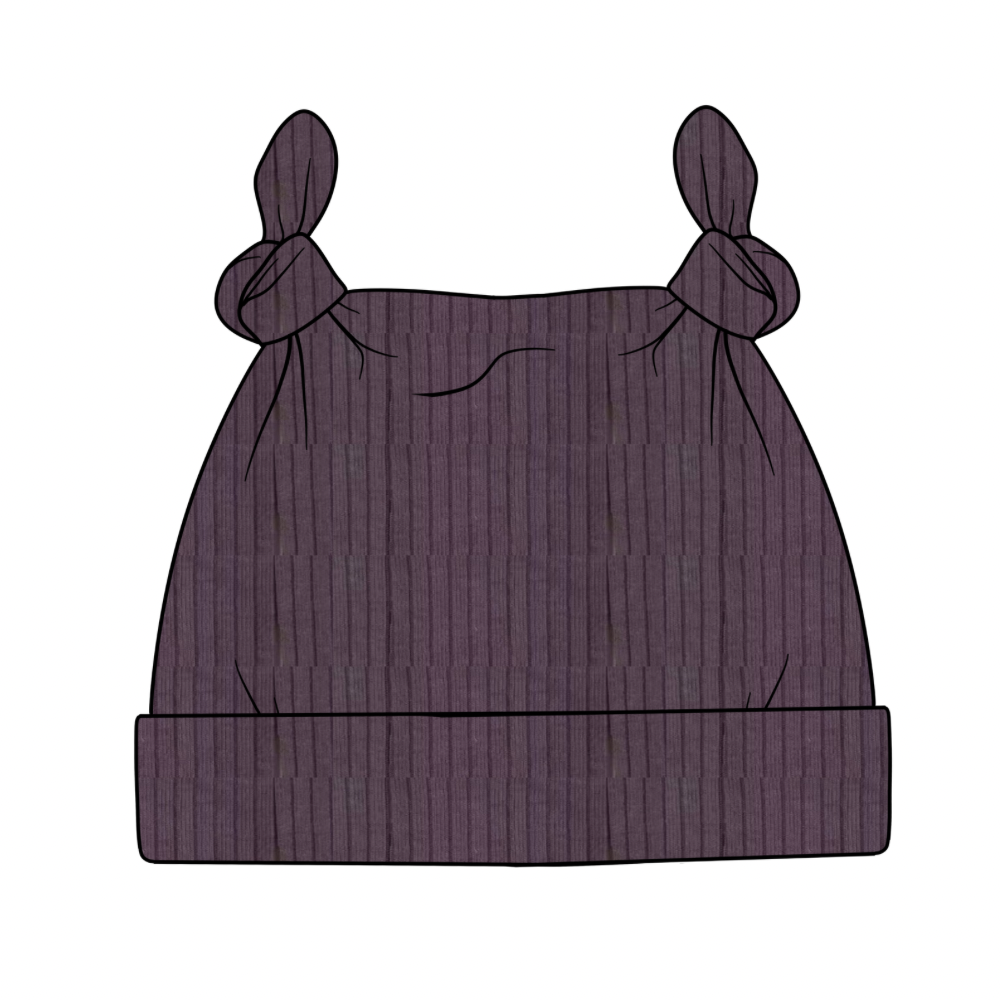 Mauve Double Knot Hat