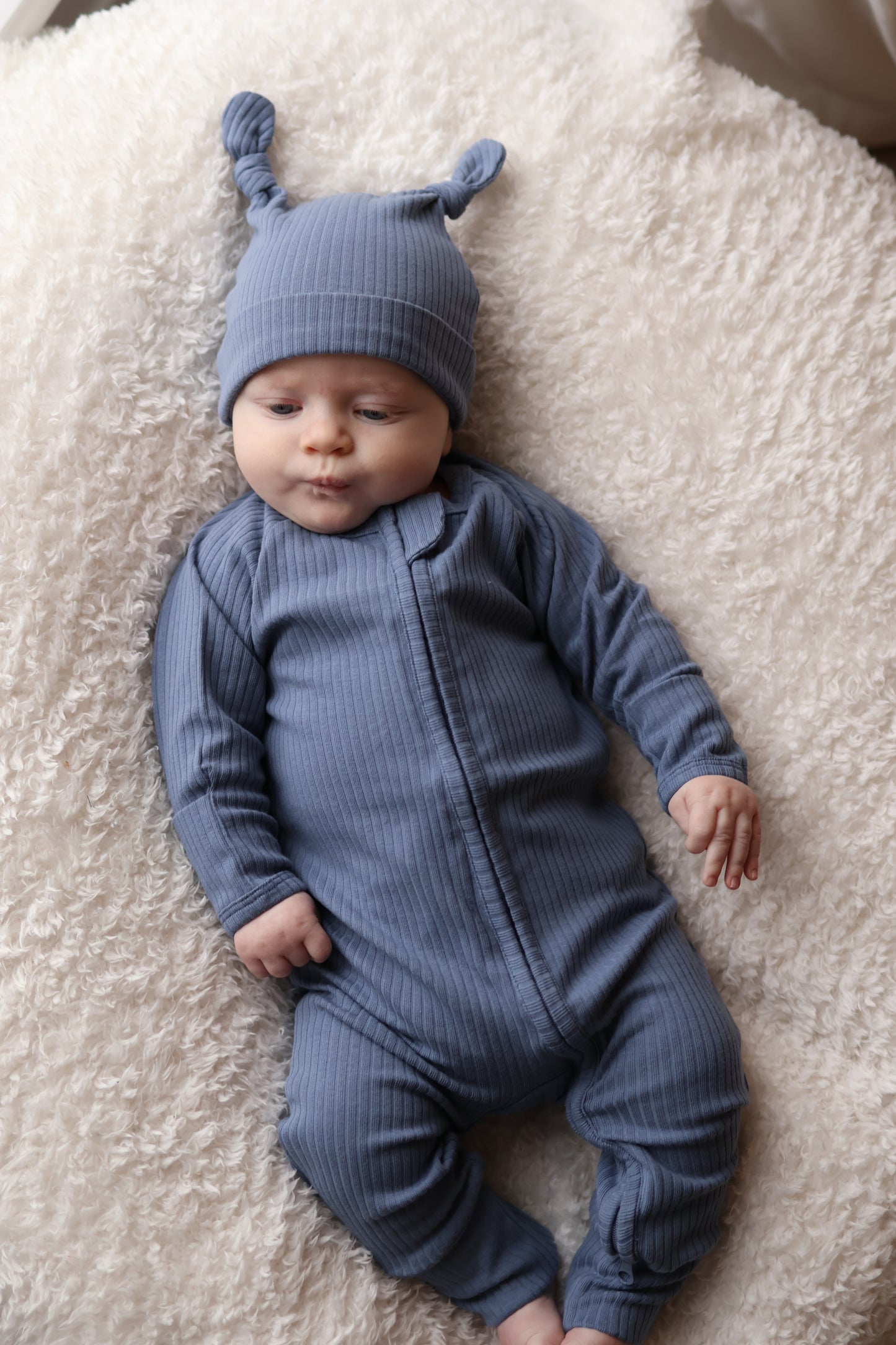 Periwinkle Footless Sleepsuit