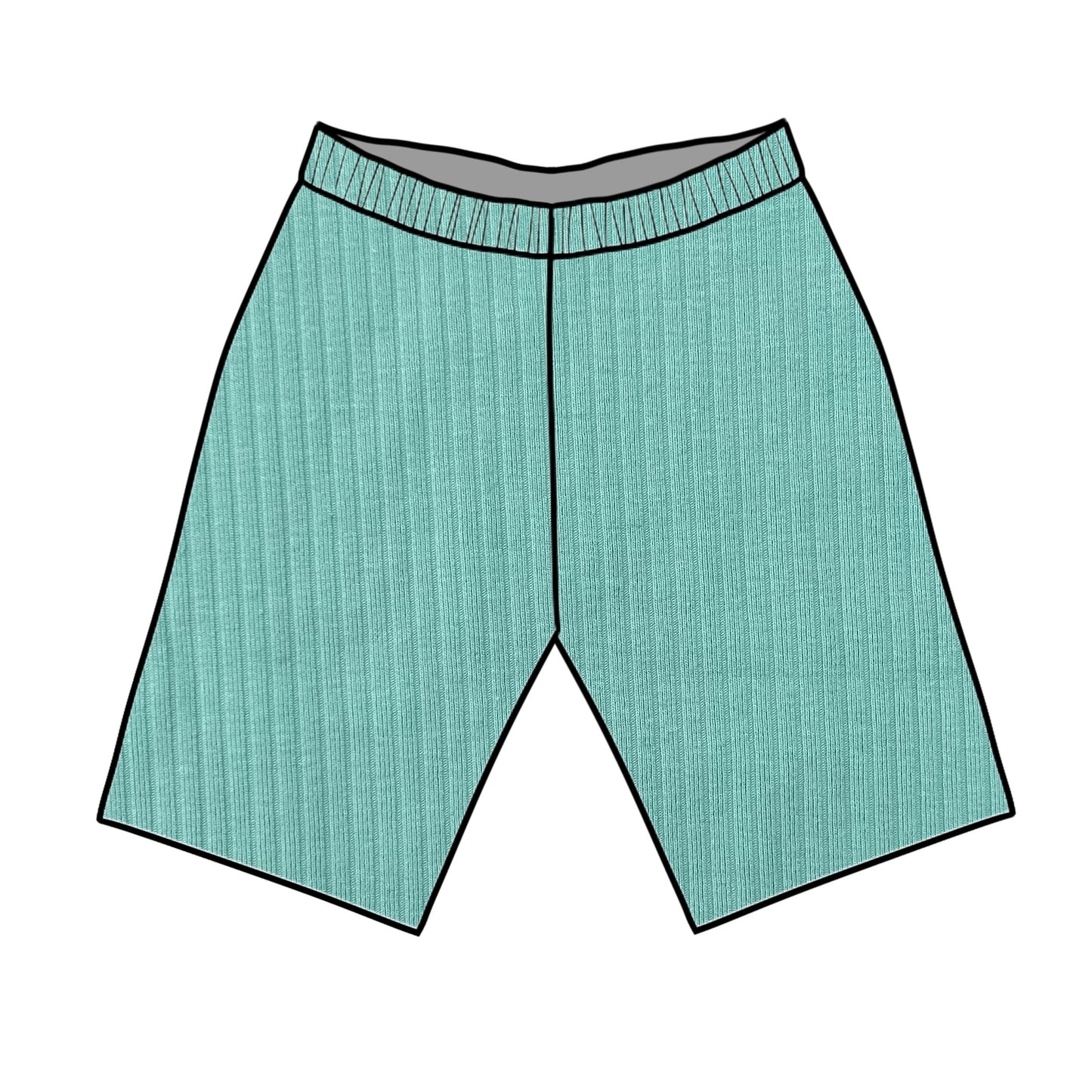 Sea Glass Cycling Shorts