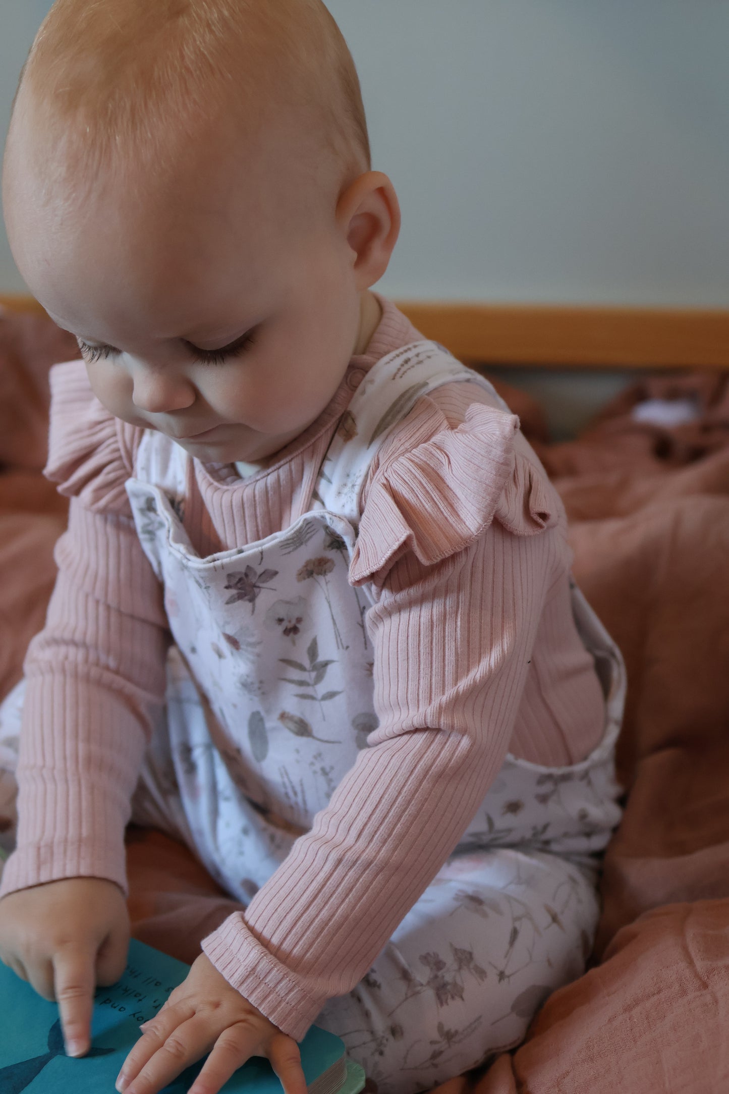 Vintage Pink Frill Top
