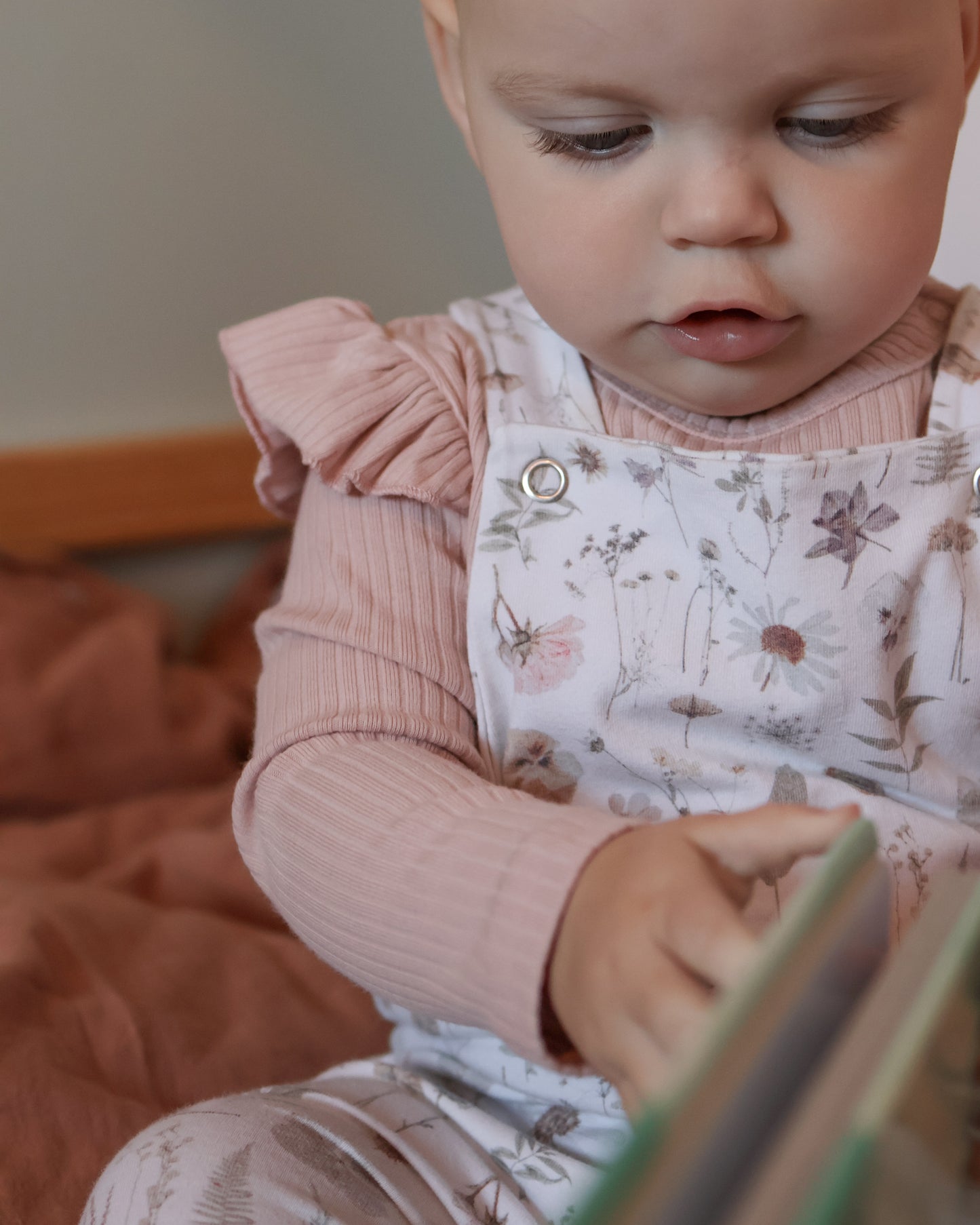 Vintage Pink Frill Top