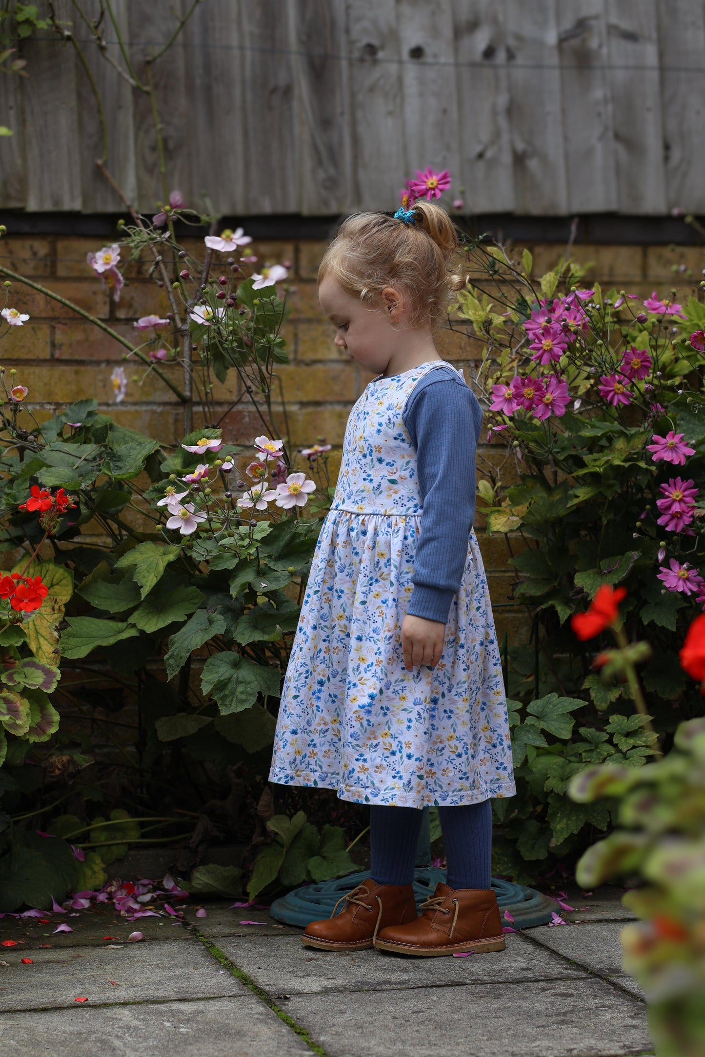 Periwinkle Frill Top