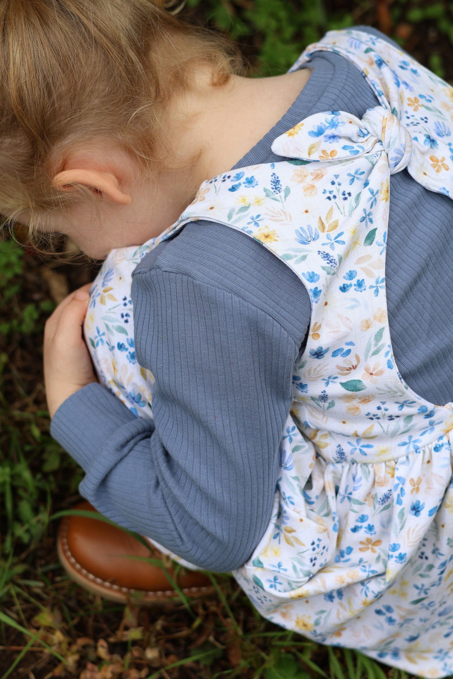 Periwinkle Frill Top