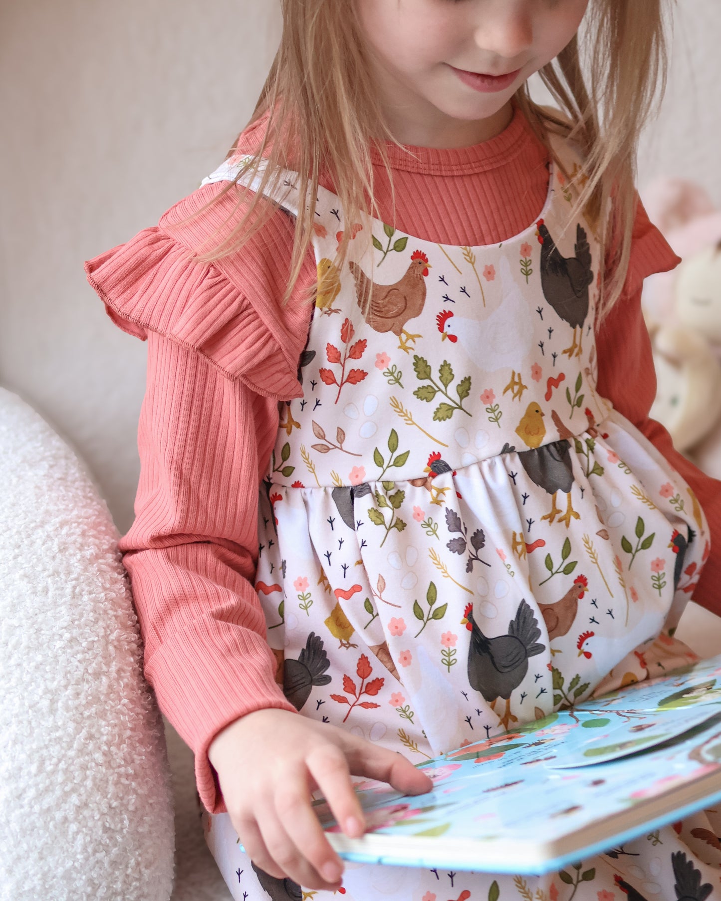 PREORDER Coral Frill Top