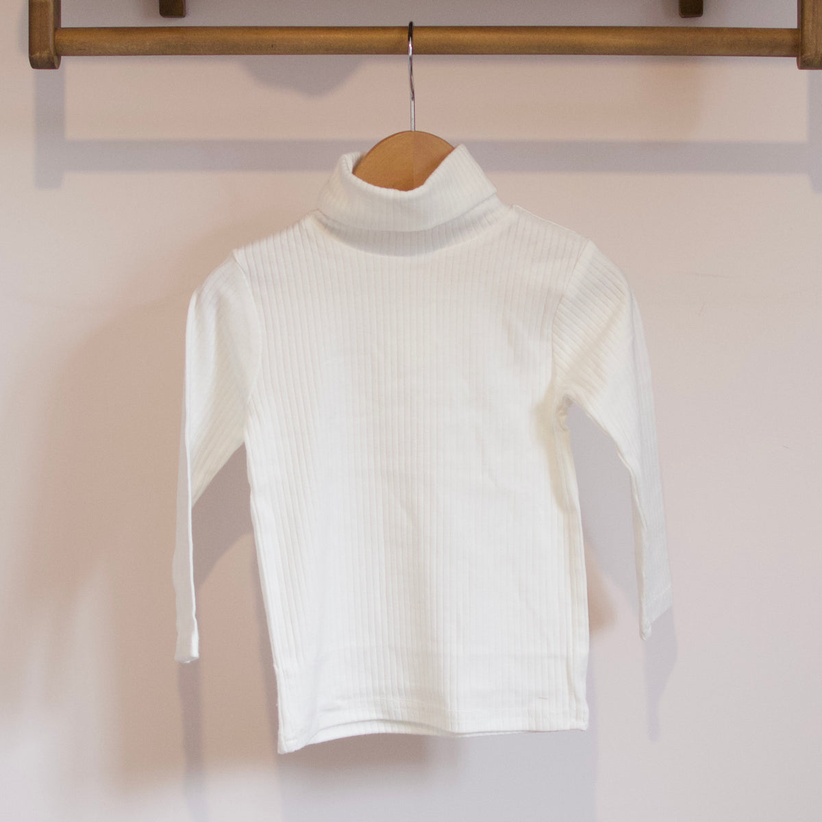 Ecru Roll Neck Top