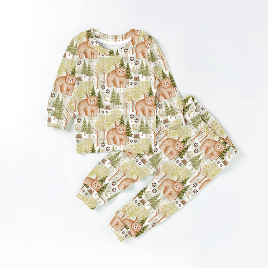 PREORDER Baby Bear Ribbed Pyjama Set