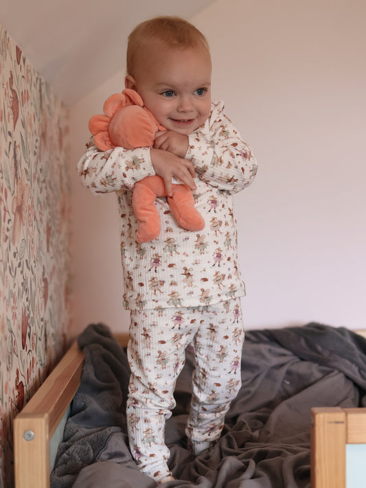 Ballet Mouse Ribbed Pyjama Set