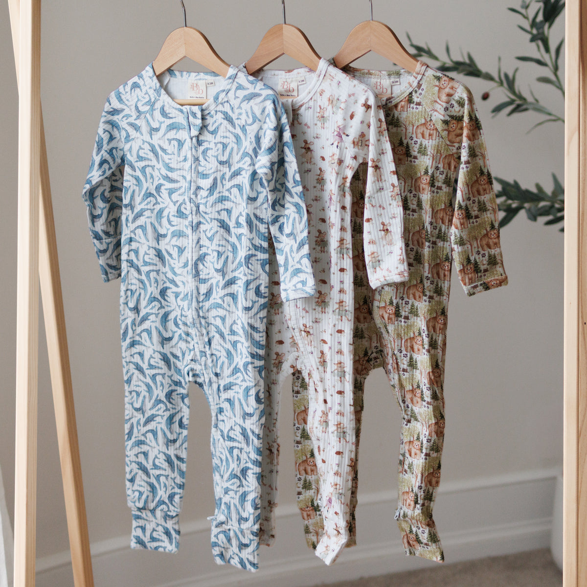 Autumn Printed Sleepsuit Bundle