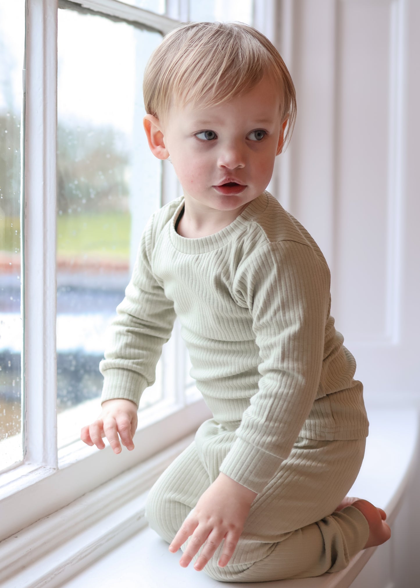 PREORDER Pistachio Ribbed Top