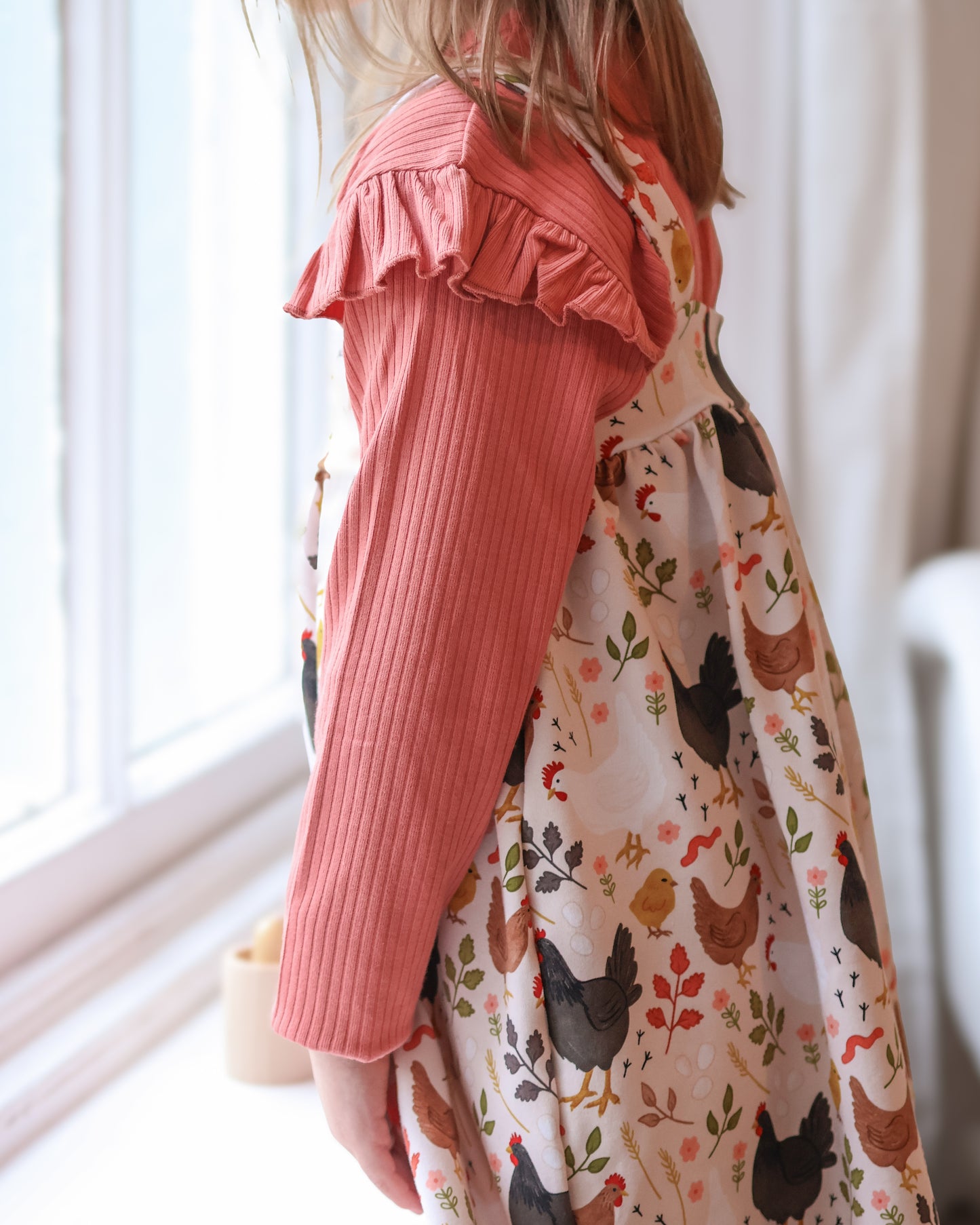 PREORDER Coral Frill Top