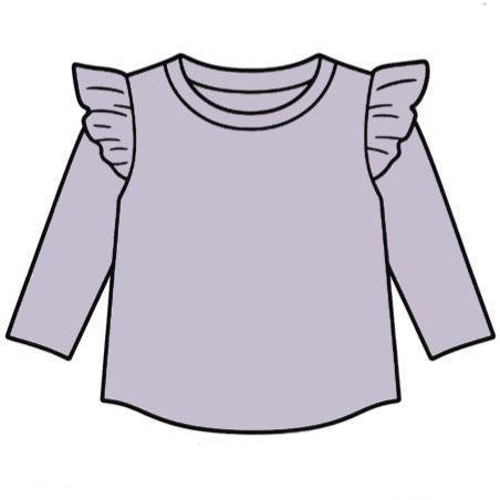 PREORDER Lilac Frill Top