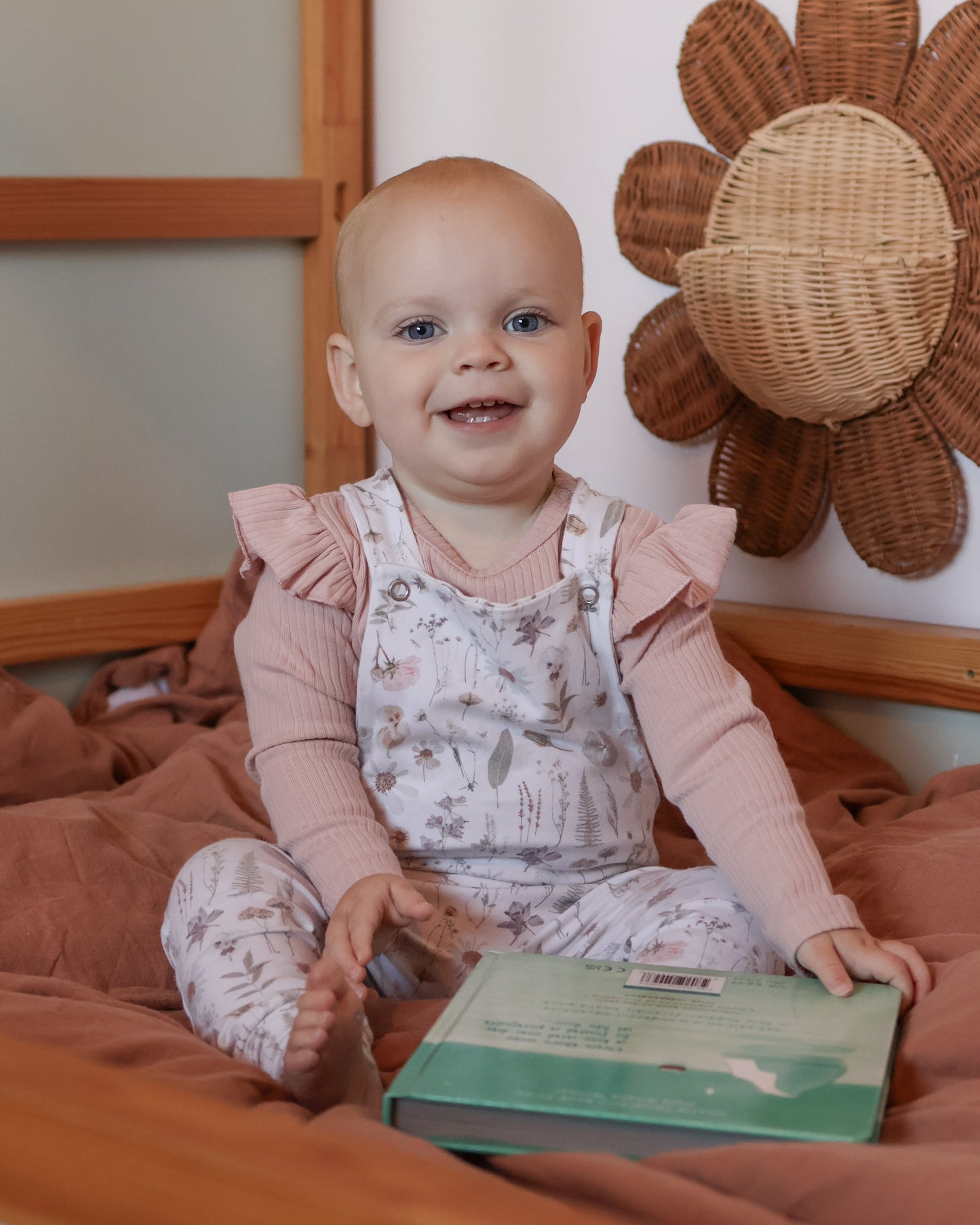 Vintage Pink Frill Top