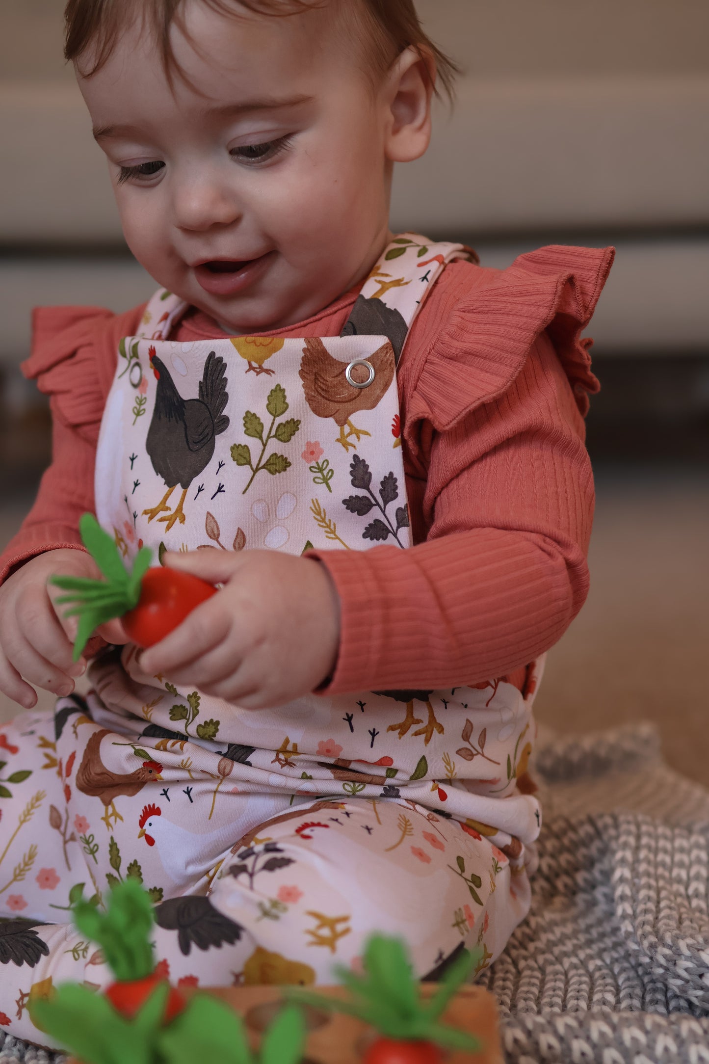 PREORDER Coral Frill Bodysuit