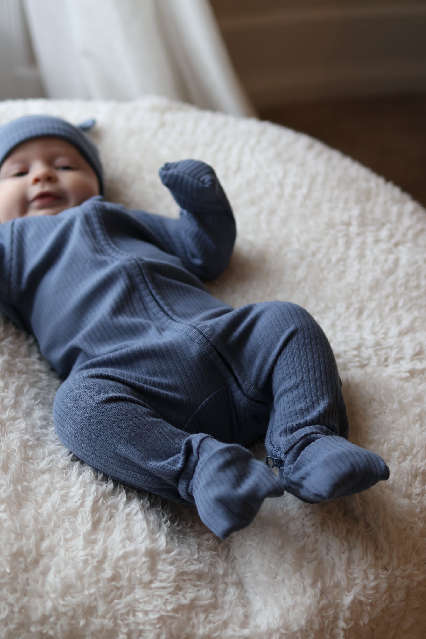Periwinkle Footless Sleepsuit