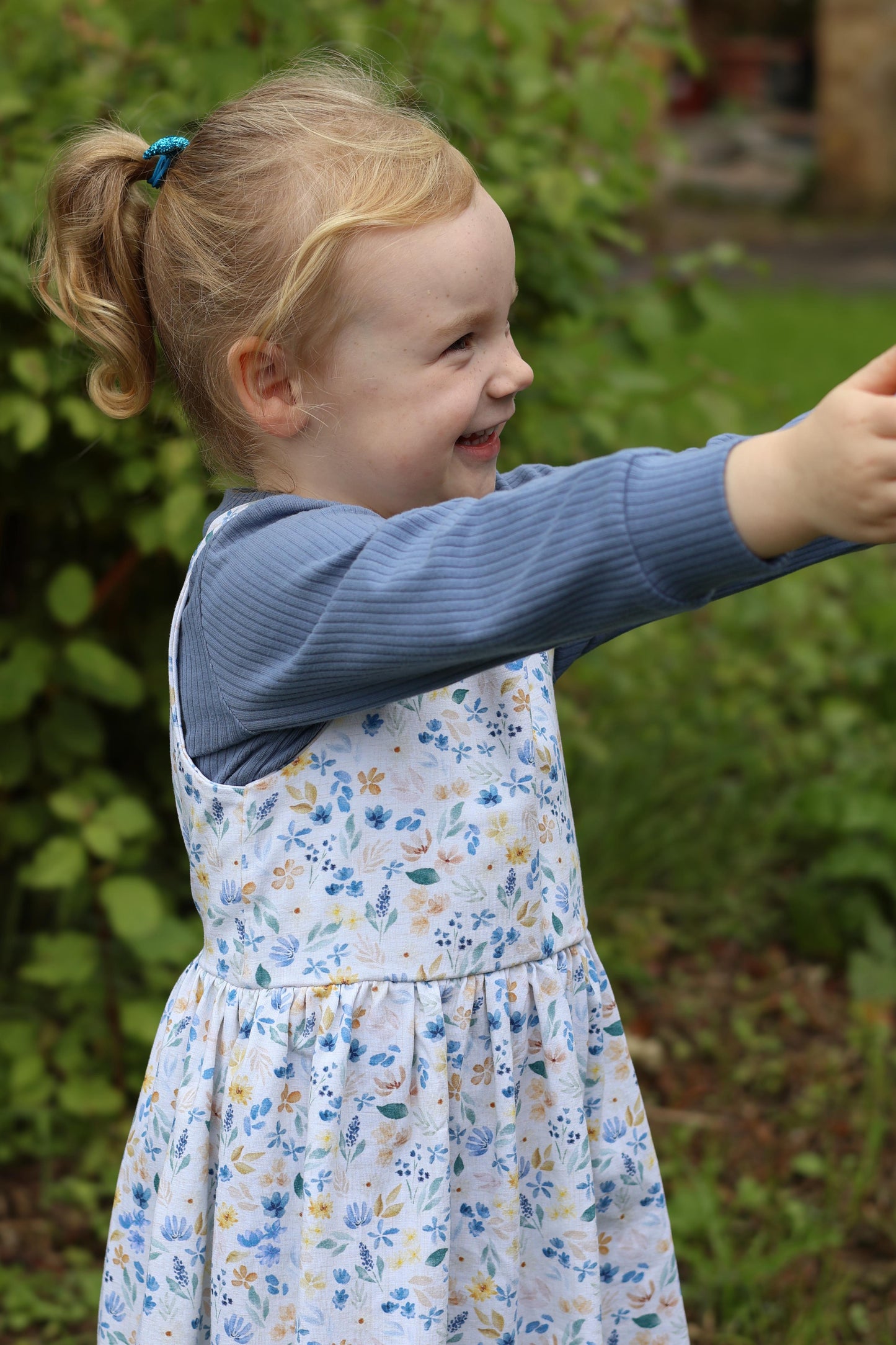 Periwinkle Frill Top