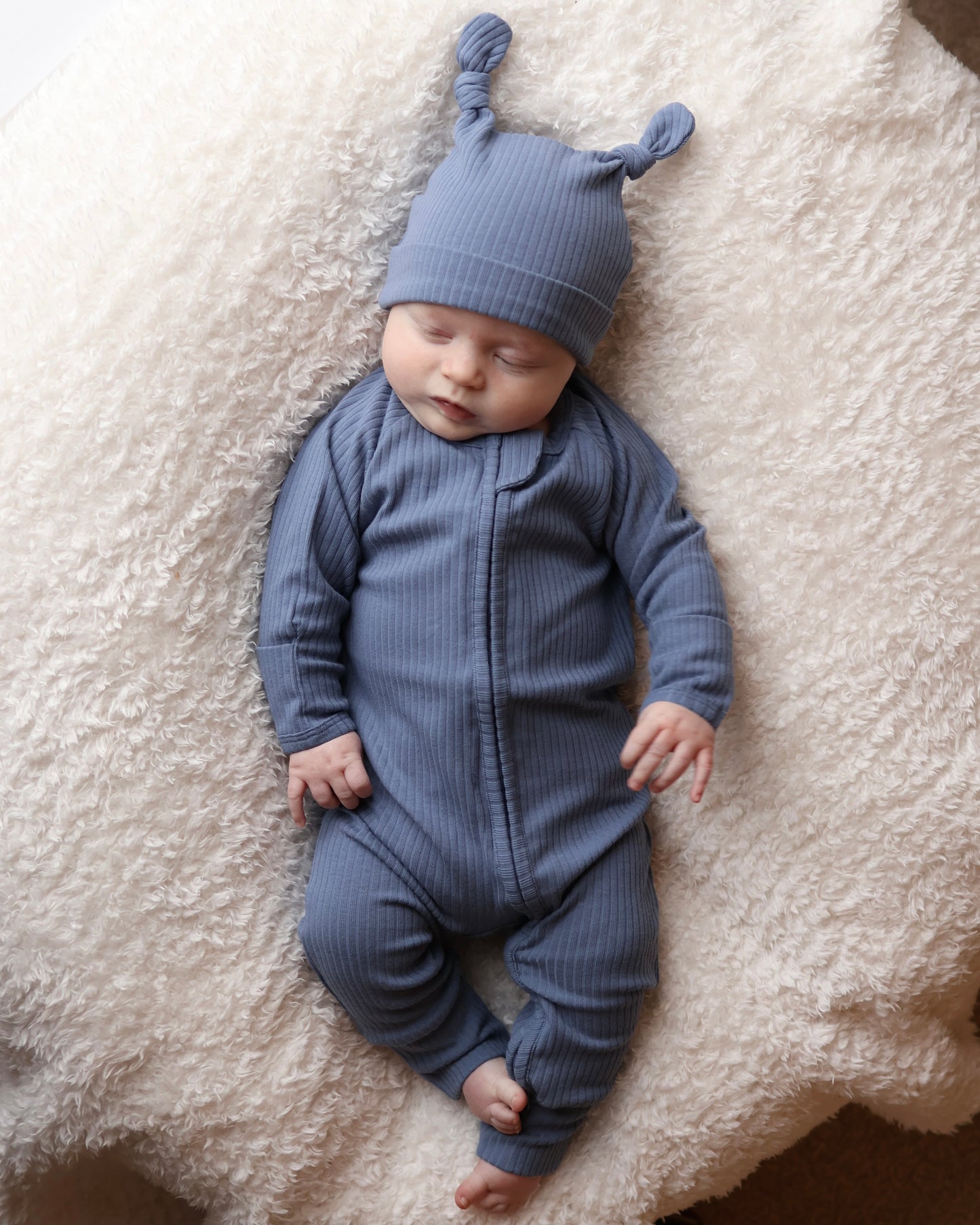 Periwinkle Footless Sleepsuit