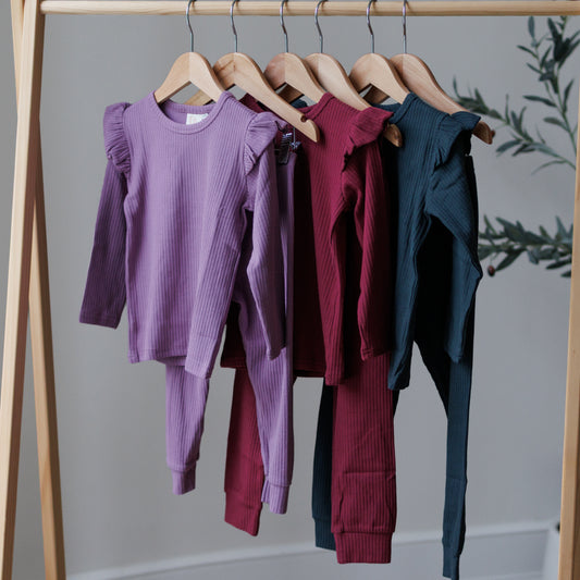 Autumn Frill Loungewear Set Bundle