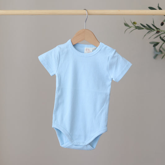Serene Short Sleeve Ribbed Bodysuit