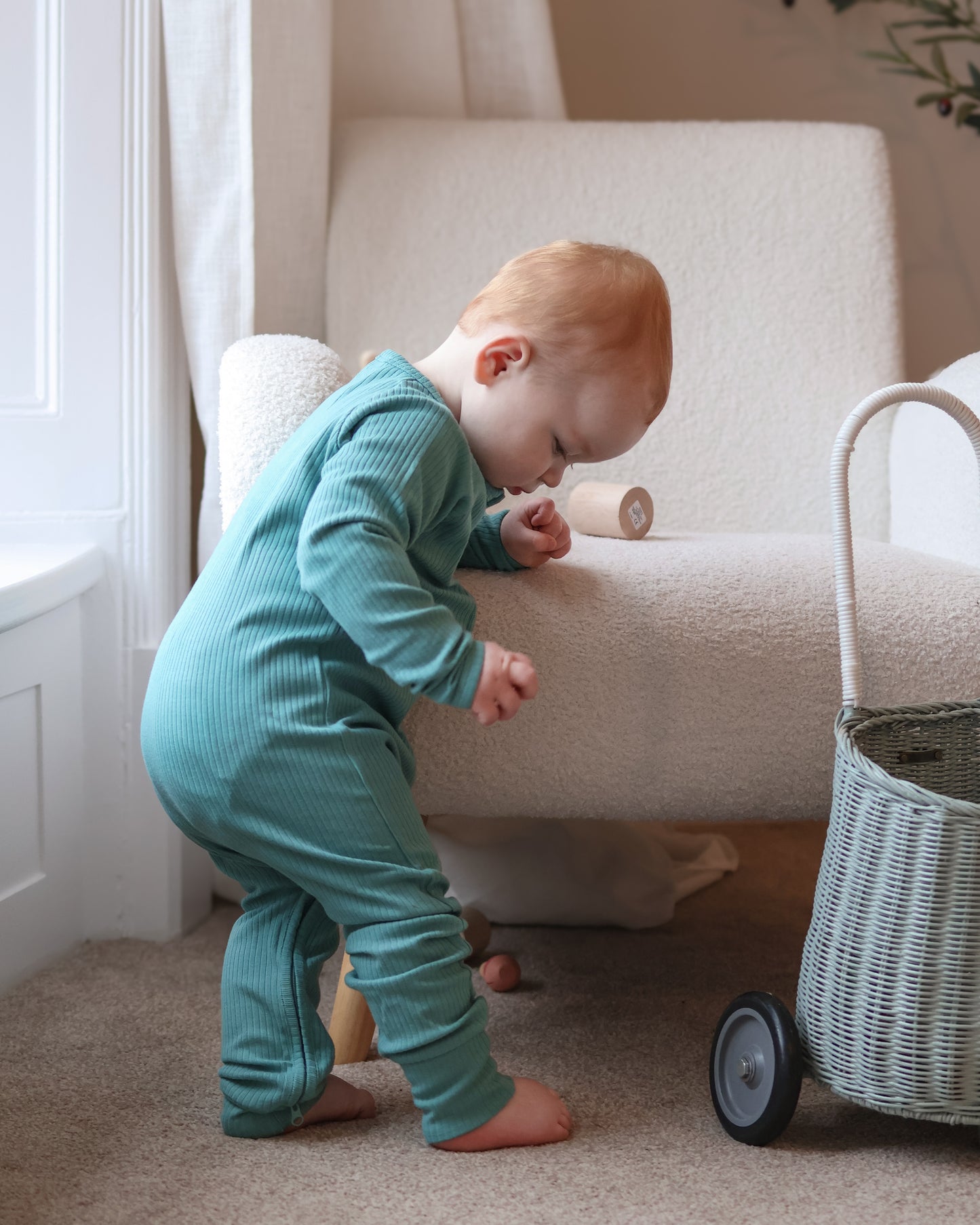 Jade Footless Sleepsuit