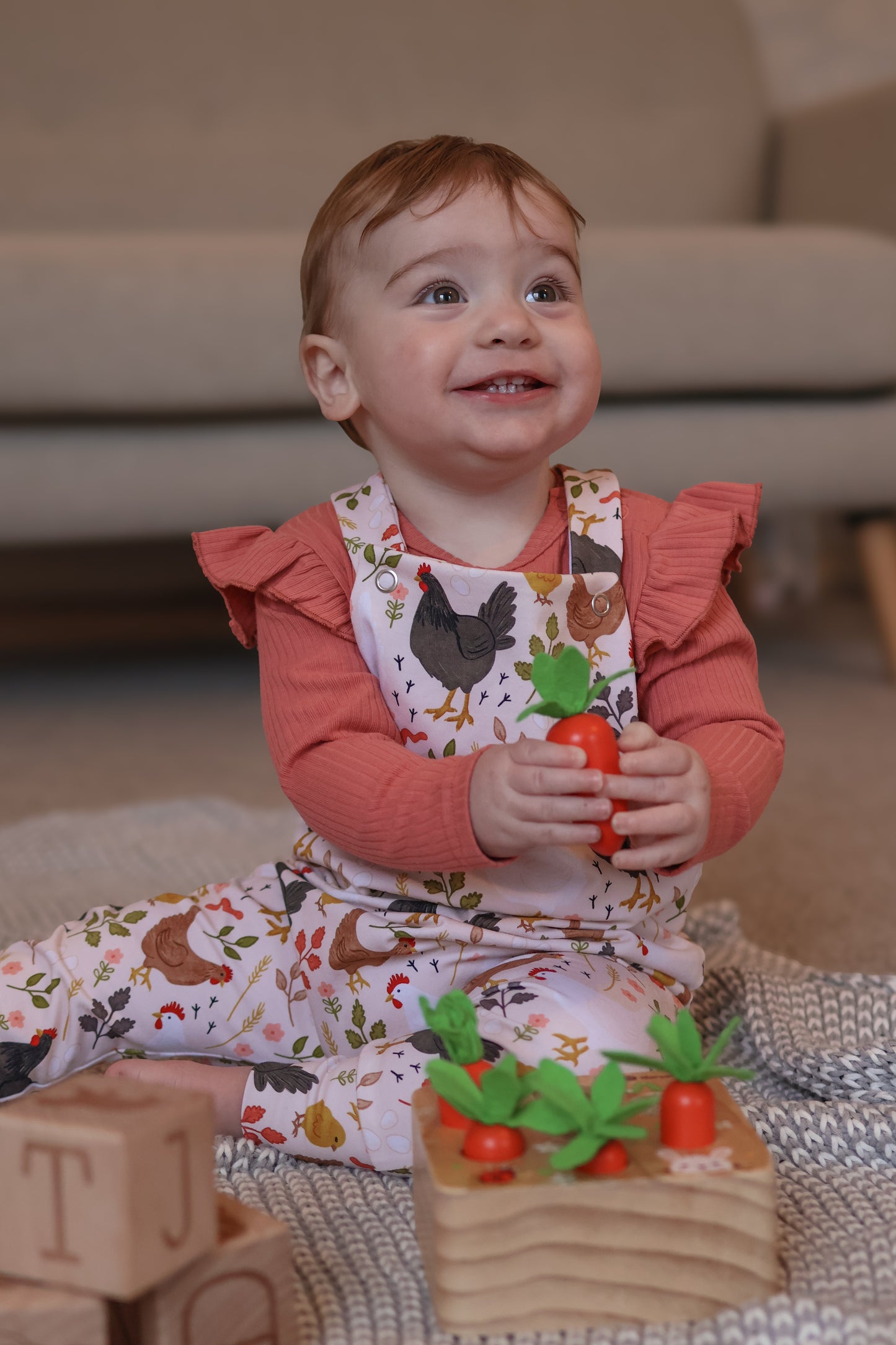 PREORDER Coral Frill Bodysuit