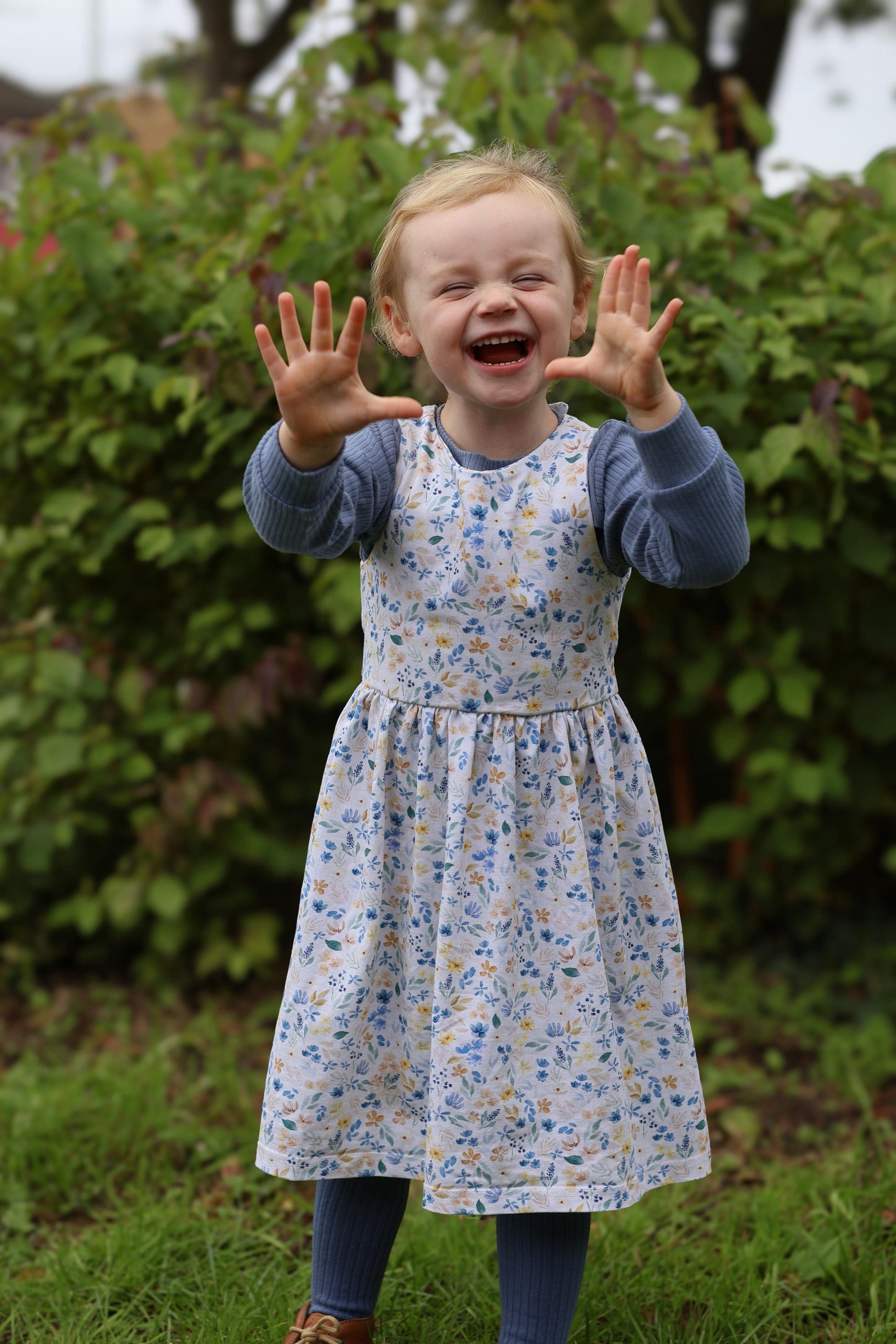 Periwinkle Frill Top