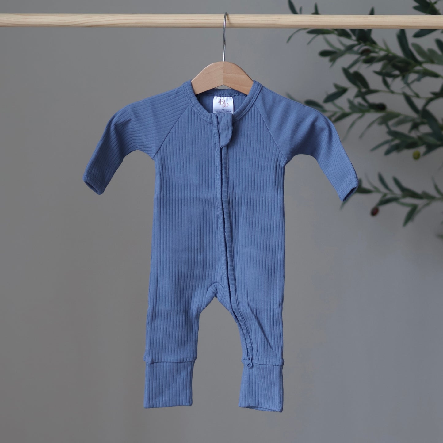 Periwinkle Footless Sleepsuit