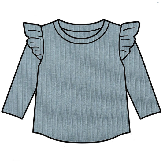 Mint Frill Top