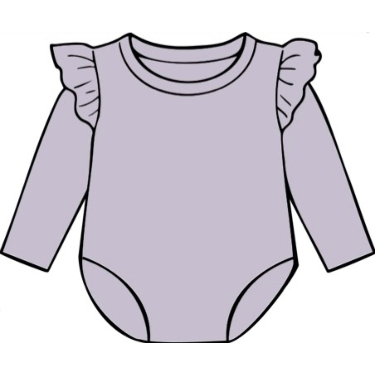 PREORDER Lilac Frill Bodysuit