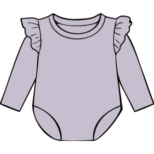 PREORDER Lilac Frill Bodysuit