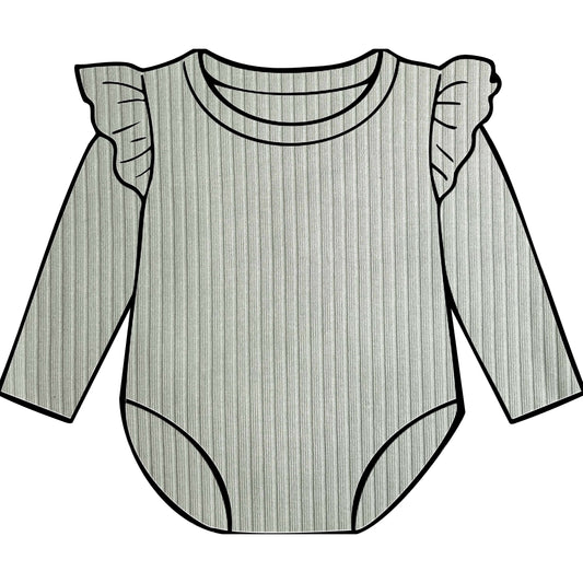 PREORDER Pistachio Frill Bodysuit