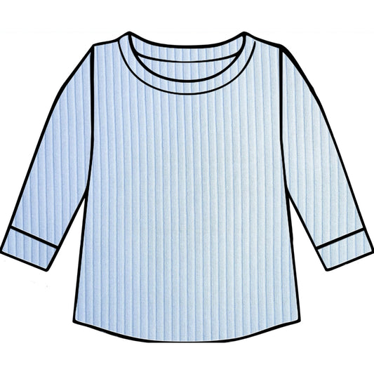 PREORDER Serene Ribbed Top