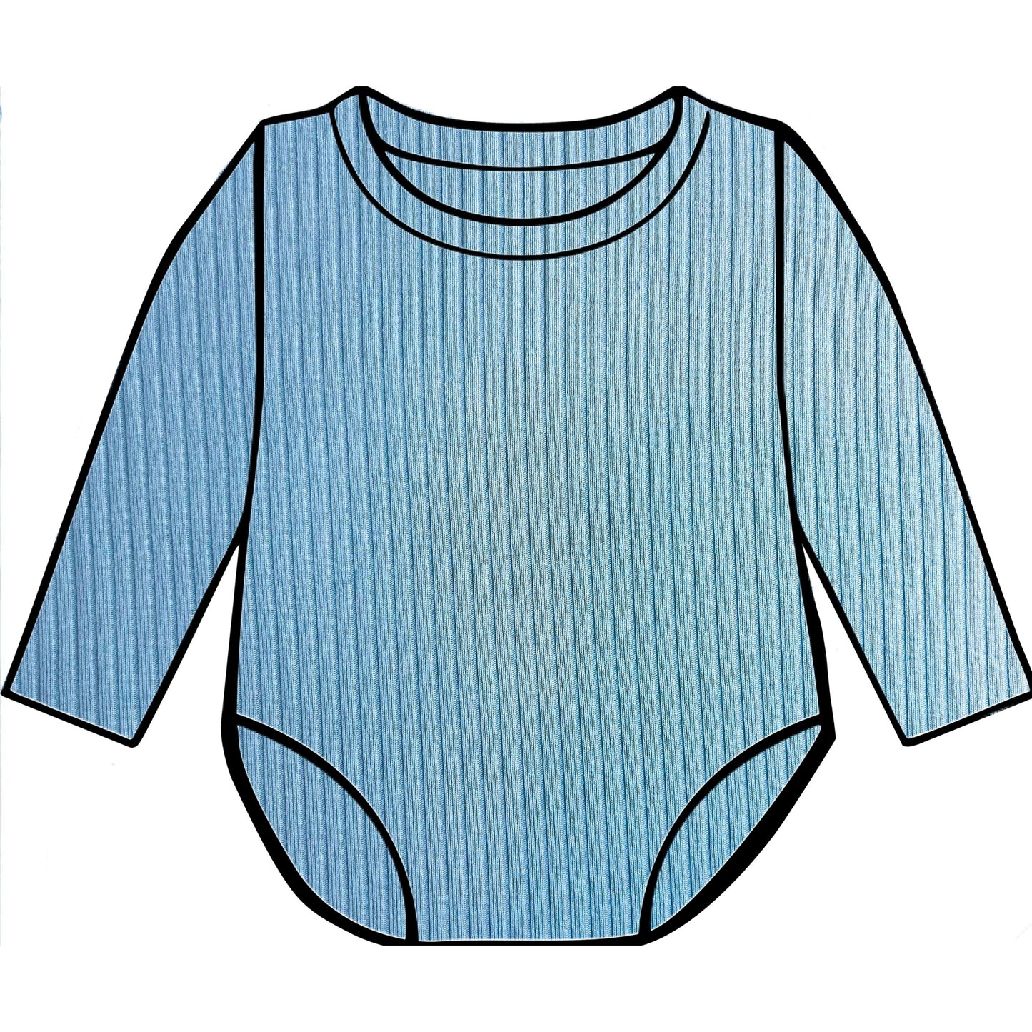 PREORDER Lagoon Ribbed Bodysuit