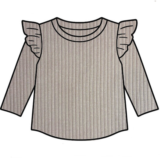 PREORDER Mink Frill Top