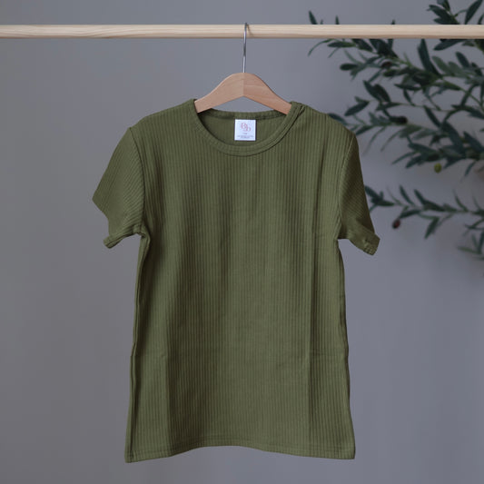 Forest Green Short Sleeve Top