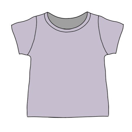 PREORDER Lilac Short Sleeve Top