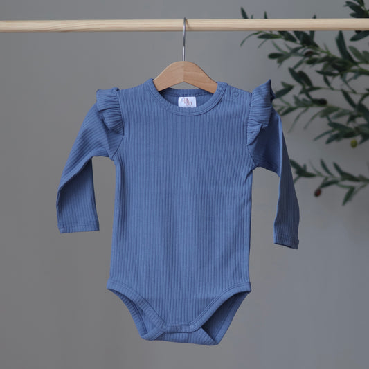 Periwinkle Frill Bodysuit