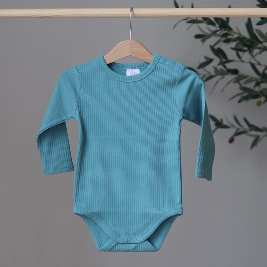 Jade Ribbed Bodysuit