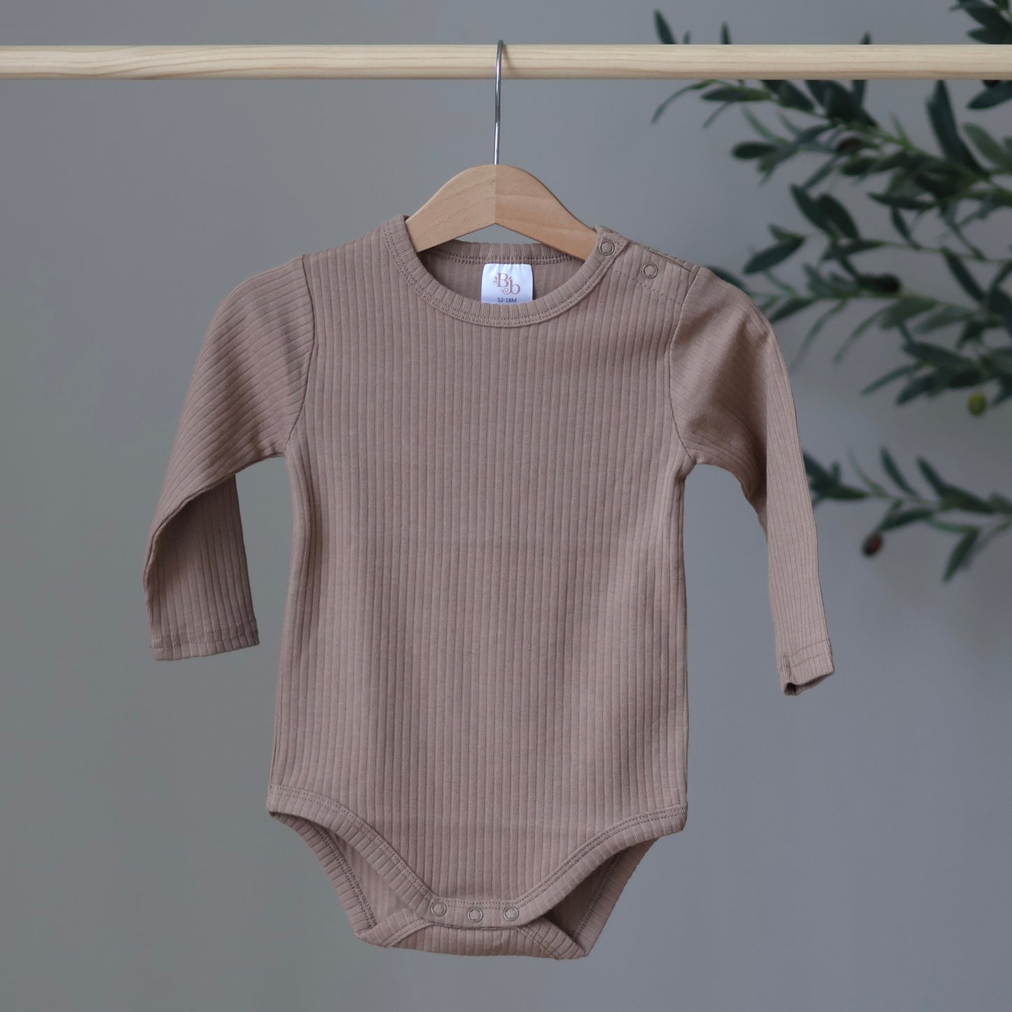 Caramel Ribbed Bodysuit
