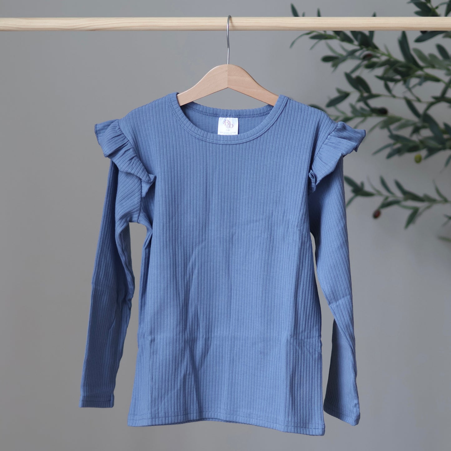 Periwinkle Frill Top